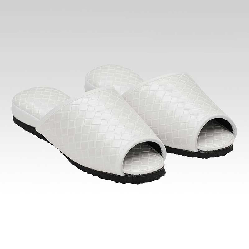 シンビ スリッパ　TM-S 吊込み前あき ホワイト 1個（ご注文単位1個）【直送品】