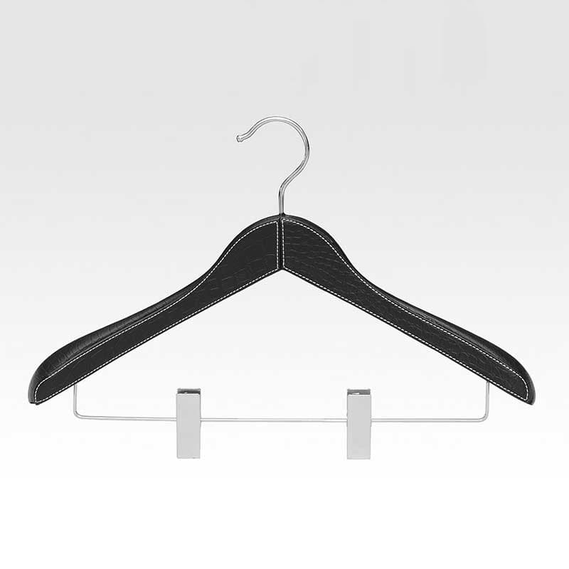 シンビ 合皮巻きハンガー　TM－R ピンチ付き クロコダイル