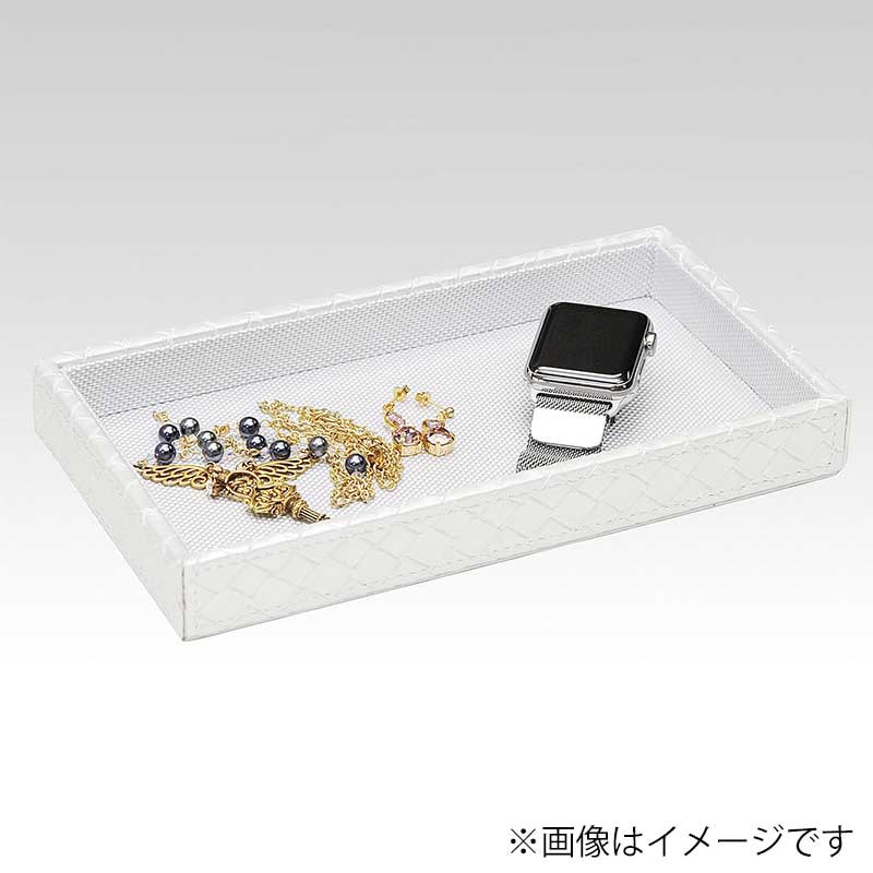 シンビ グラス兼アクセサリートレー　TM-F  ホワイト 1個（ご注文単位1個）【直送品】