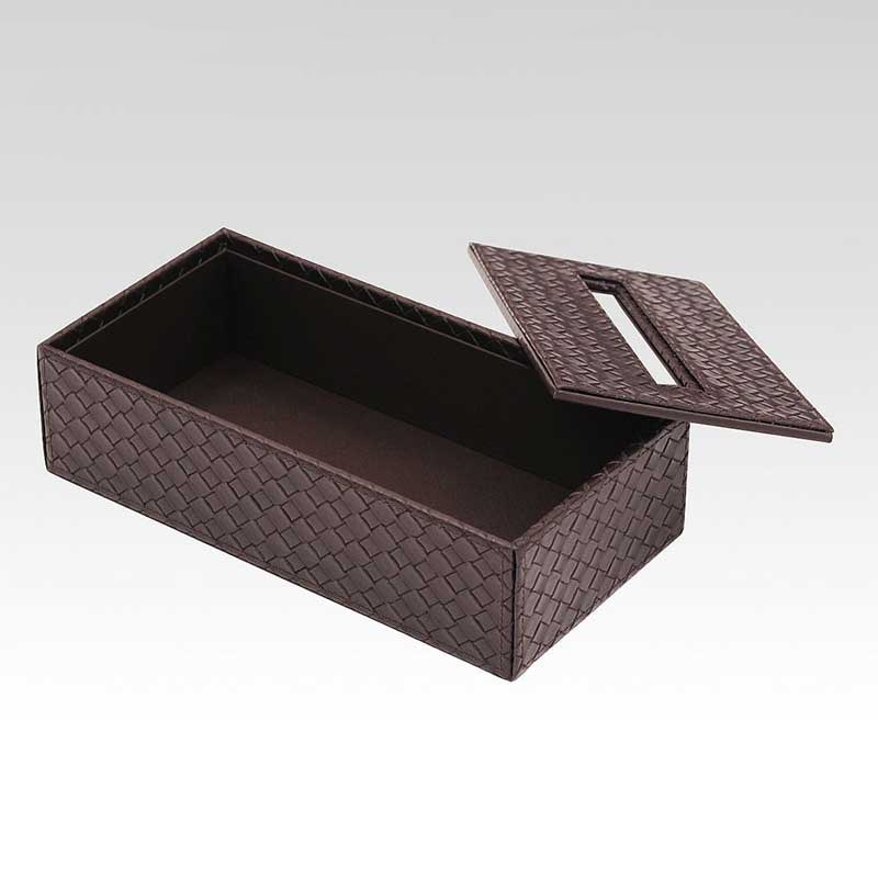 シンビ ティッシュボックス TM-B レギュラーサイズ 上フタ式 ブラウン 1個(ご注文単位1個)【直送品】