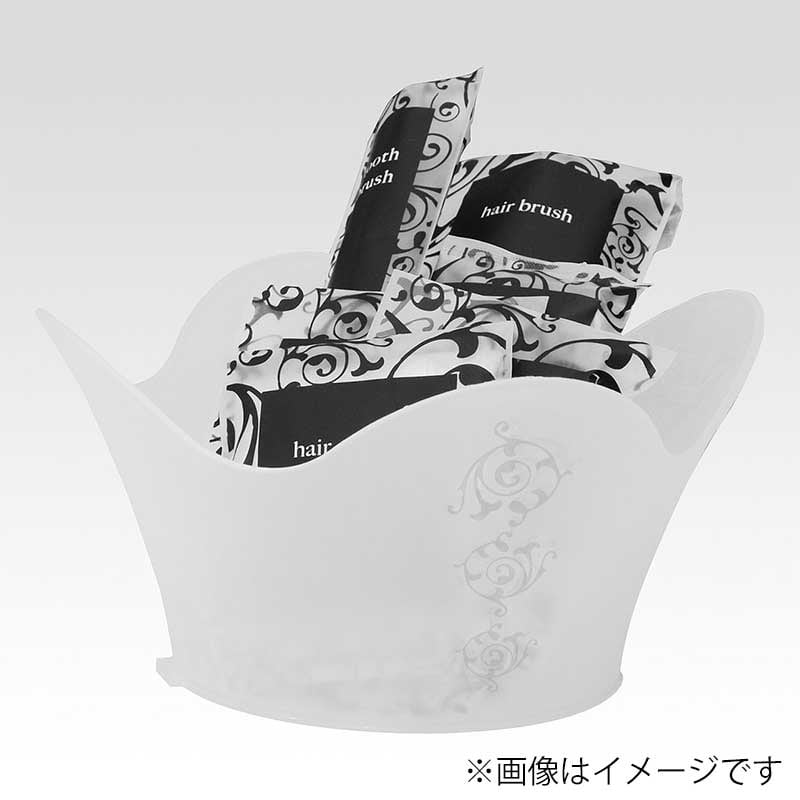 シンビ アメニティBOX　TM-222  フロスティ　白 1個（ご注文単位2個）【直送品】