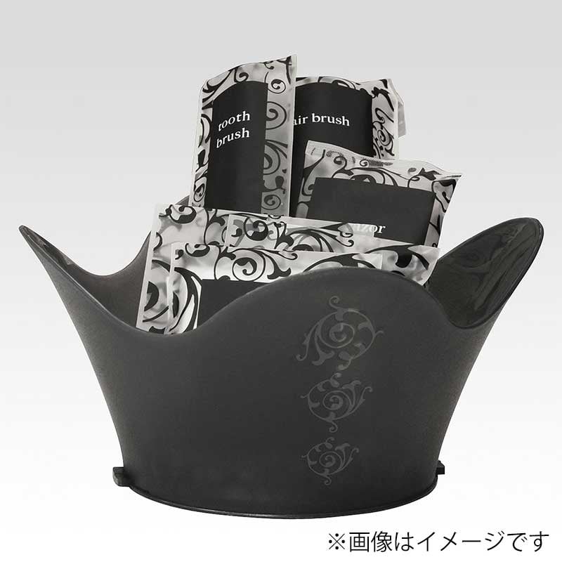 シンビ アメニティBOX　TM-222  スモーク　黒 1個（ご注文単位2個）【直送品】