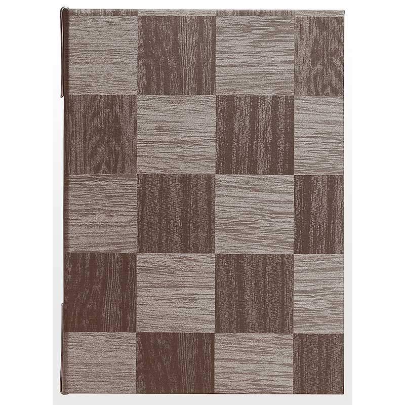 シンビ 和洋兼用メニューブック　LS-119 A5　4ページ 銀茶 1冊（ご注文単位2冊）【直送品】