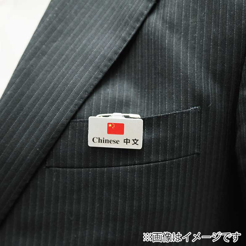 シンビ 言語バッチ-2 Chinese 中国語 1個(ご注文単位10個)【直送品】