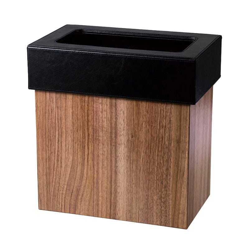 シンビ ダストボックス ウォルナット調 蓋つき TPE-DB-301 1個（ご注文単位1個）【直送品】