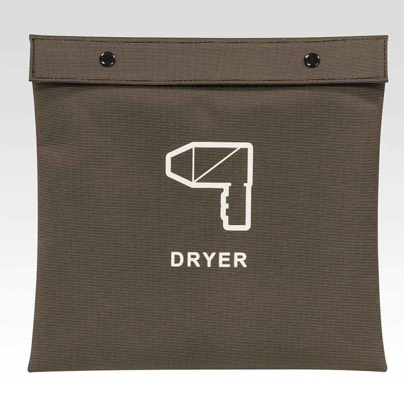 シンビ ドライヤーポーチ  茶 1個（ご注文単位2個）【直送品】