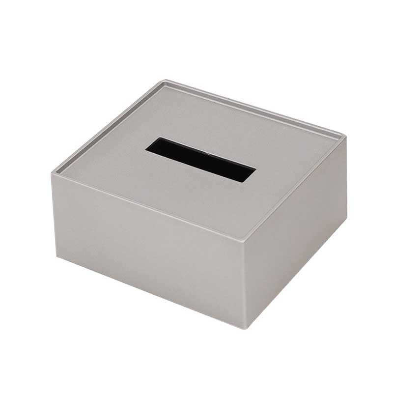 シンビ テッィシュボックス　ティッシュBOX-10  シルバー 1個（ご注文単位1個）【直送品】