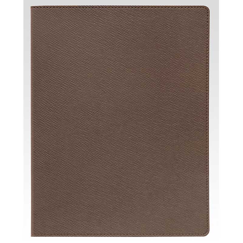 シンビ バインダーメニューブック　スリムB-GLA A4　8ページ 茶 1冊（ご注文単位1冊）【直送品】