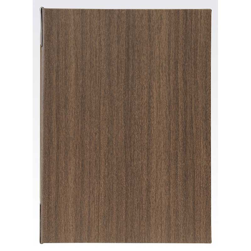 シンビ 和洋兼用メニューブック　LS-11A A4　4ページ 茶 1冊（ご注文単位1冊）【直送品】