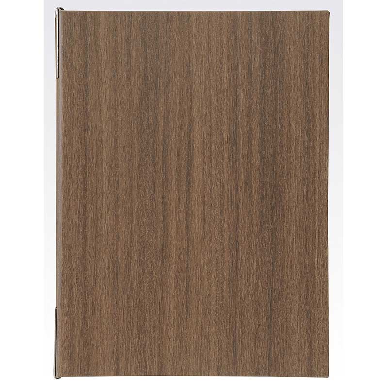 シンビ 和洋兼用メニューブック　LS-12A B5　4ページ 茶 1冊（ご注文単位1冊）【直送品】