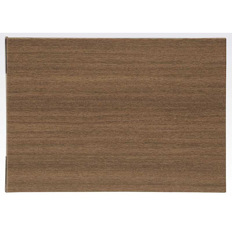 シンビ 和洋兼用メニューブック　LS-18A A4横　4ページ 茶 1冊（ご注文単位1冊）【直送品】