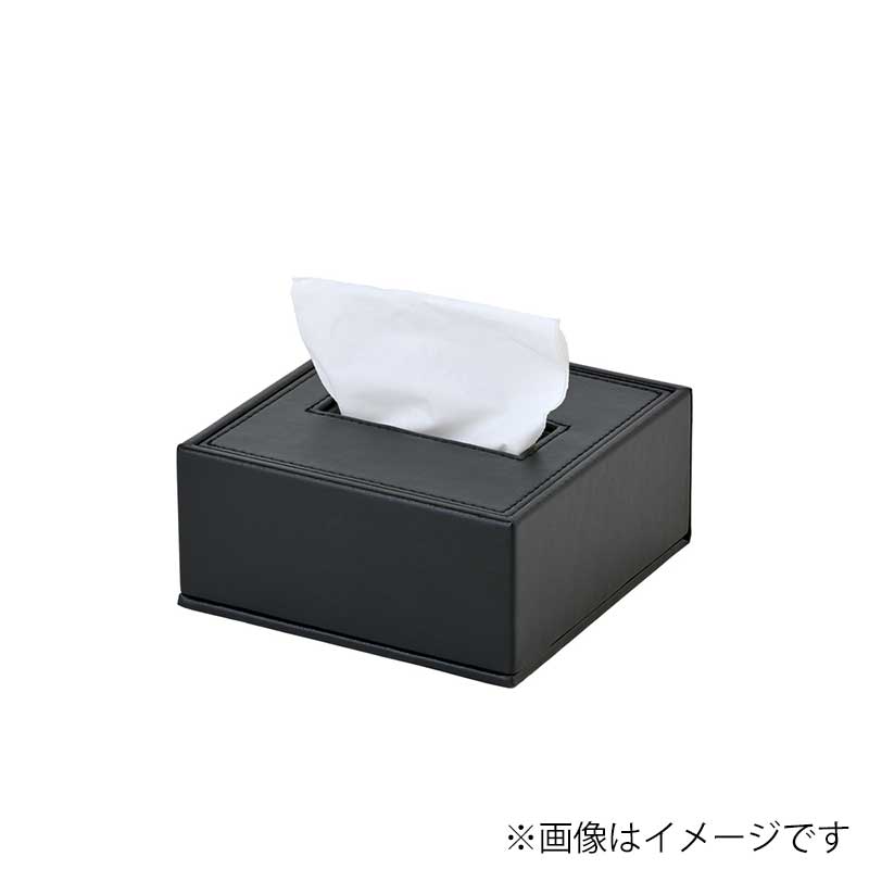 シンビ ハーフティッシュボックス  TB-602　黒 1個（ご注文単位1個）【直送品】