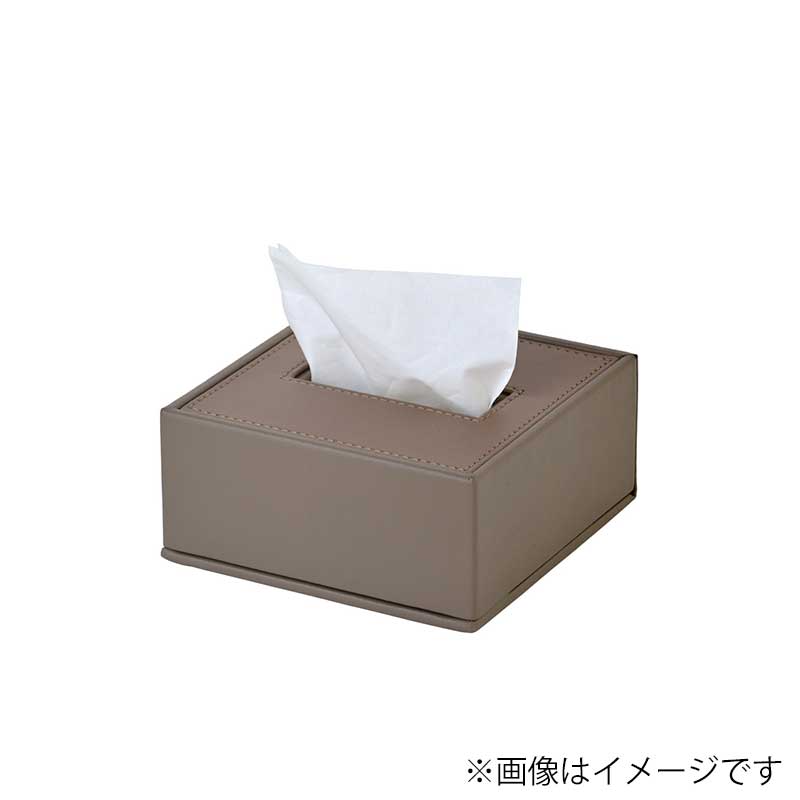 シンビ ハーフティッシュボックス  TB-602　茶 1個（ご注文単位1個）【直送品】