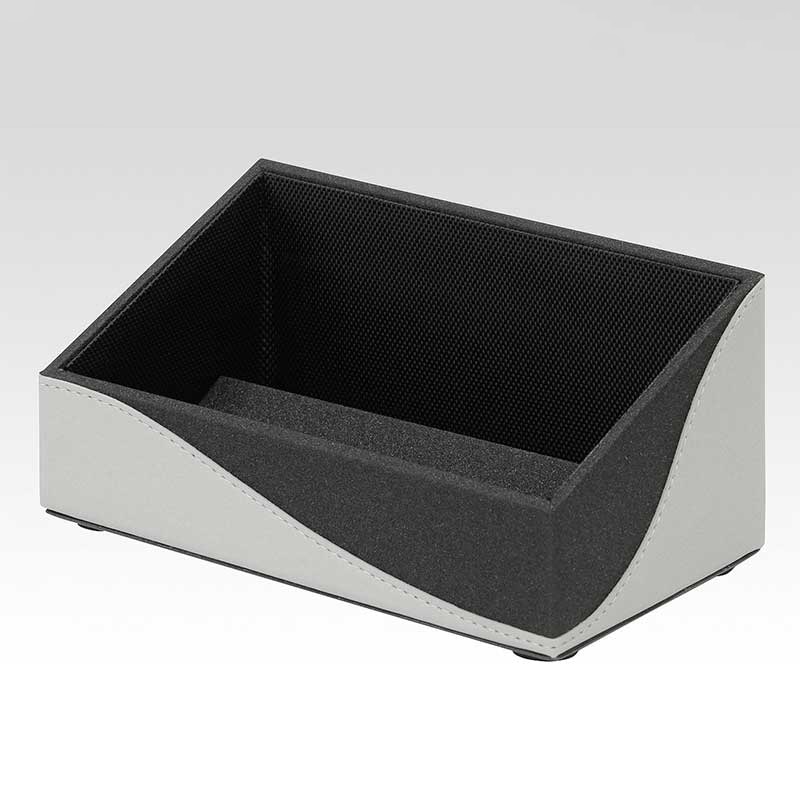 シンビ アメニティーケース　仕切り付き ブラック＆シルバー MM-Z 1個（ご注文単位1個）【直送品】