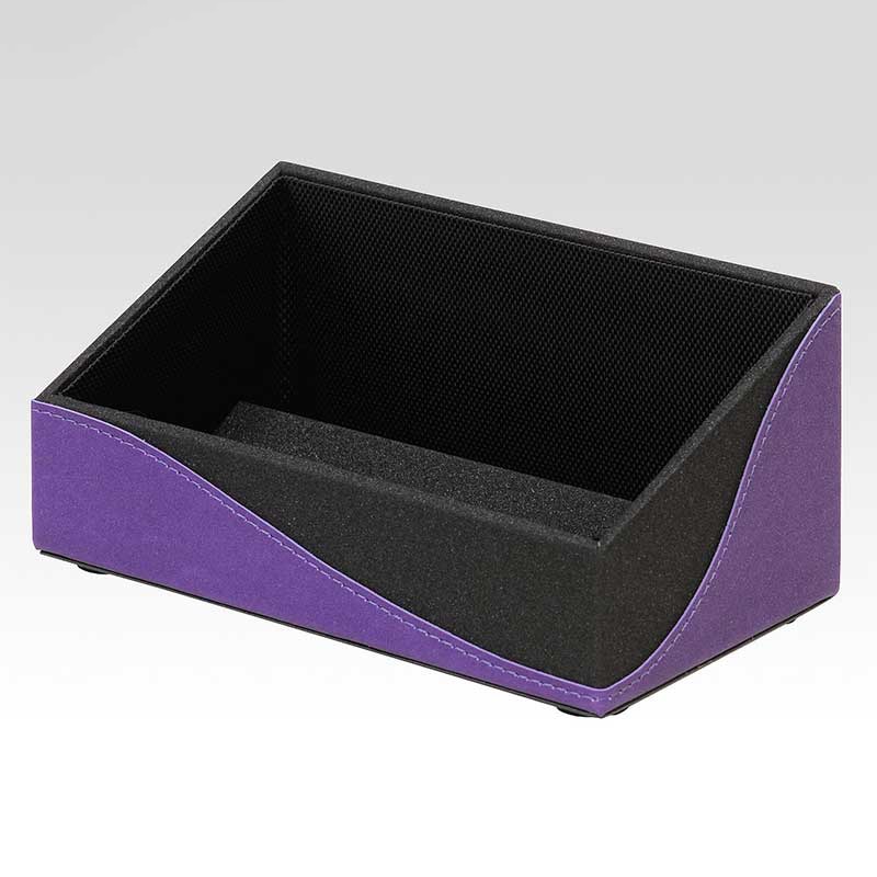 シンビ アメニティーケース　仕切り付き ブラック＆パープル MM-Z 1個（ご注文単位1個）【直送品】