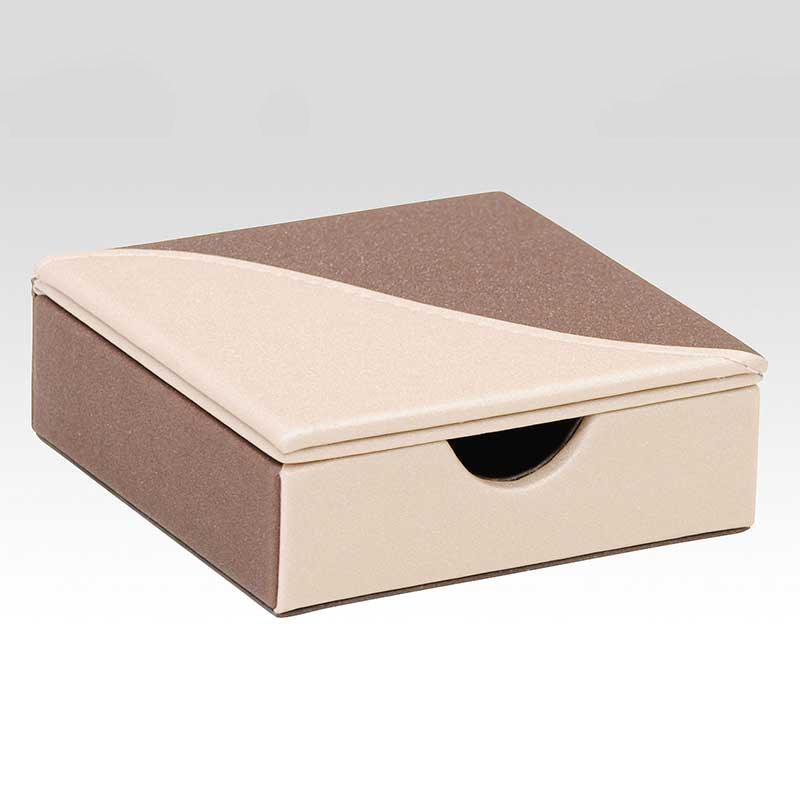 シンビ 小物入れ ブラウン＆ベージュ MM-L 1個（ご注文単位1個）【直送品】