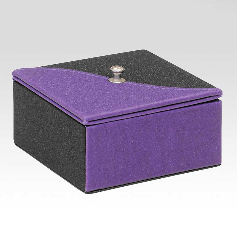 シンビ フリーケース　上蓋金具付 ブラック＆パープル MM-K 1個（ご注文単位1個）【直送品】