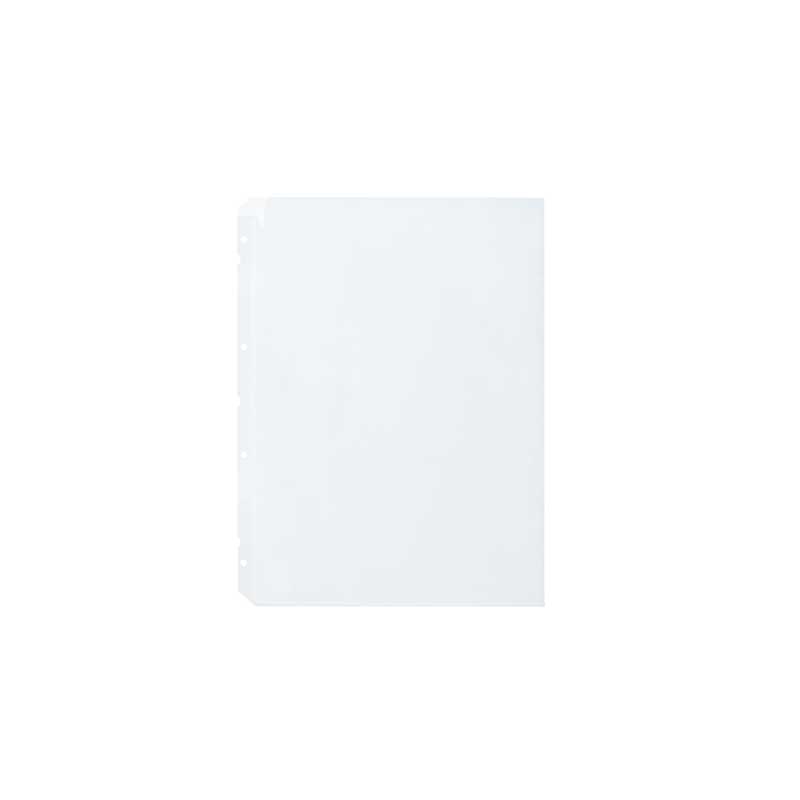 シンビ メニューブックパーツ　抗菌ビニール-63 A4サイズ対応　4穴  1枚（ご注文単位10枚）【直送品】