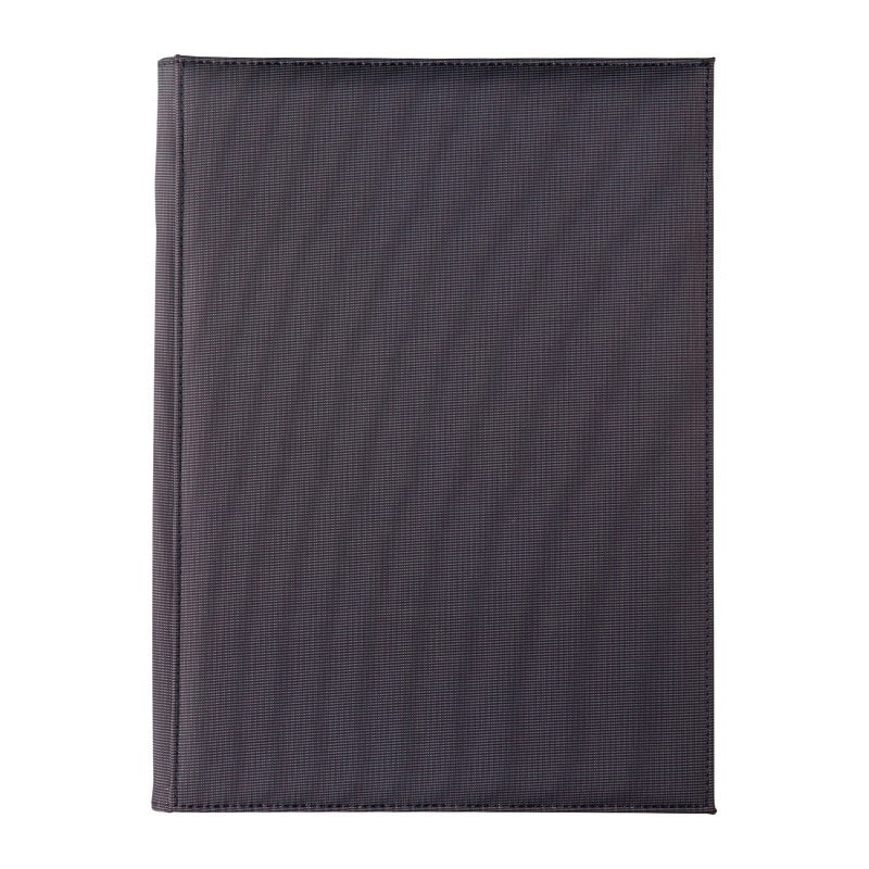 シンビ メニューブック 隠しメニュークリップ仕様 ナイロン A4 4ページ ブラック NL-101 1冊（ご注文単位1冊）【直送品】