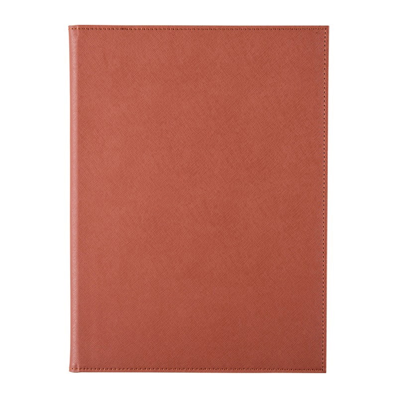 シンビ 洋風メニューブック コーナーポケット仕様 A4 2ページ 茶 PAL-101 1冊（ご注文単位1冊）【直送品】