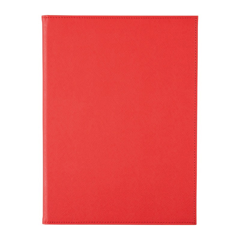 シンビ 洋風メニューブック コーナーポケット仕様 A4 2ページ 赤 PAL-101 1冊（ご注文単位1冊）【直送品】