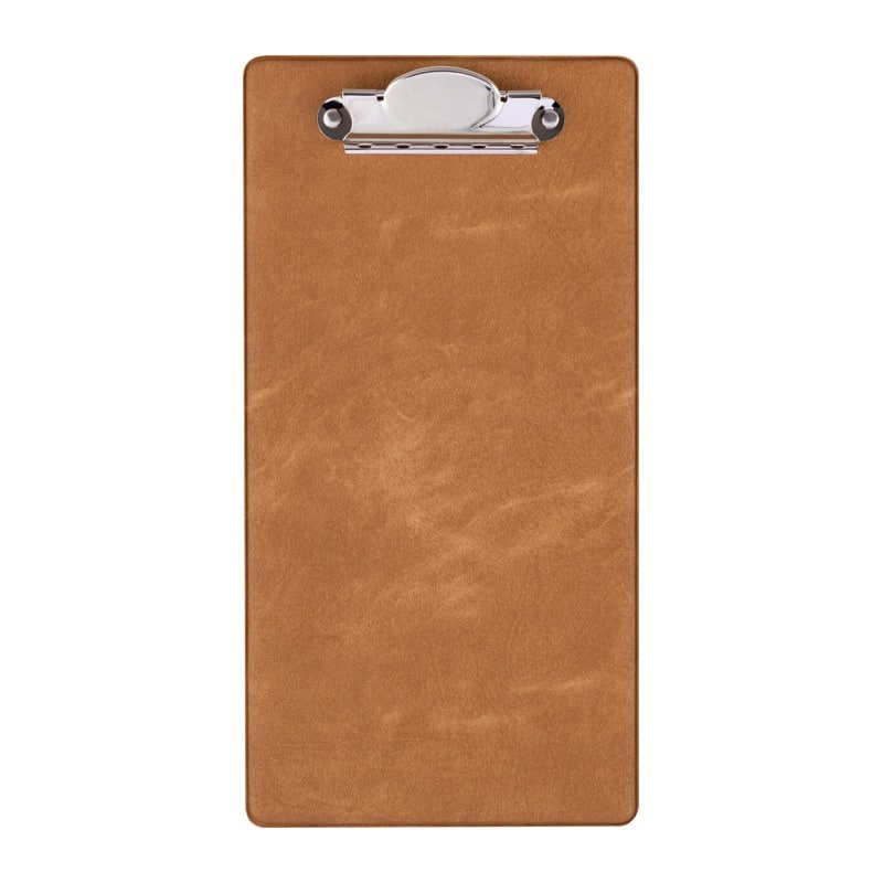 シンビ 伝票ホルダー クリップ付き 茶 DEL-105 1個（ご注文単位1個）【直送品】