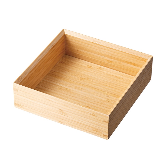 シンビ 木製食器 エシクル お重 本体 19.5cm ナチュラル竹 ECL-54-1 1個(ご注文単位1個)【直送品】