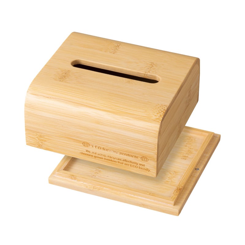 シンビ バンブーコレクション ハーフティッシュボックス ナチュラル BB-C 1個（ご注文単位1個）【直送品】