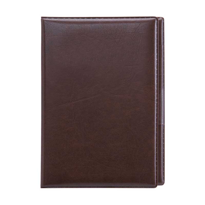 シンビ メモパッド　SS-13 2つ折り ブラウン 1冊（ご注文単位2冊）【直送品】