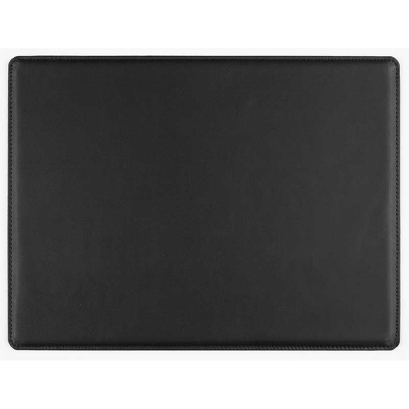 シンビ 本革製デスクマット　SS-7　大  ブラック 1枚（ご注文単位1枚）【直送品】