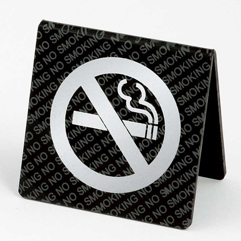 シンビ テーブルサイン　禁煙 両面 SS-109 1個（ご注文単位3個）【直送品】