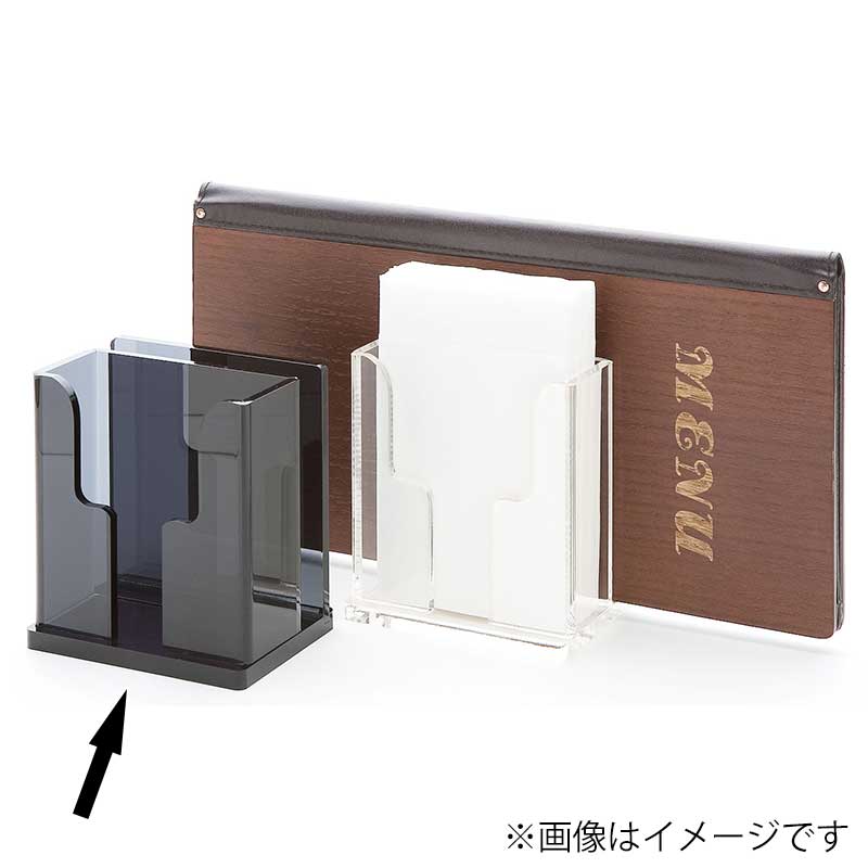 シンビ ナプキン立て付きメニューブックスタンド  OST-3W-B 1個（ご注文単位1個）【直送品】