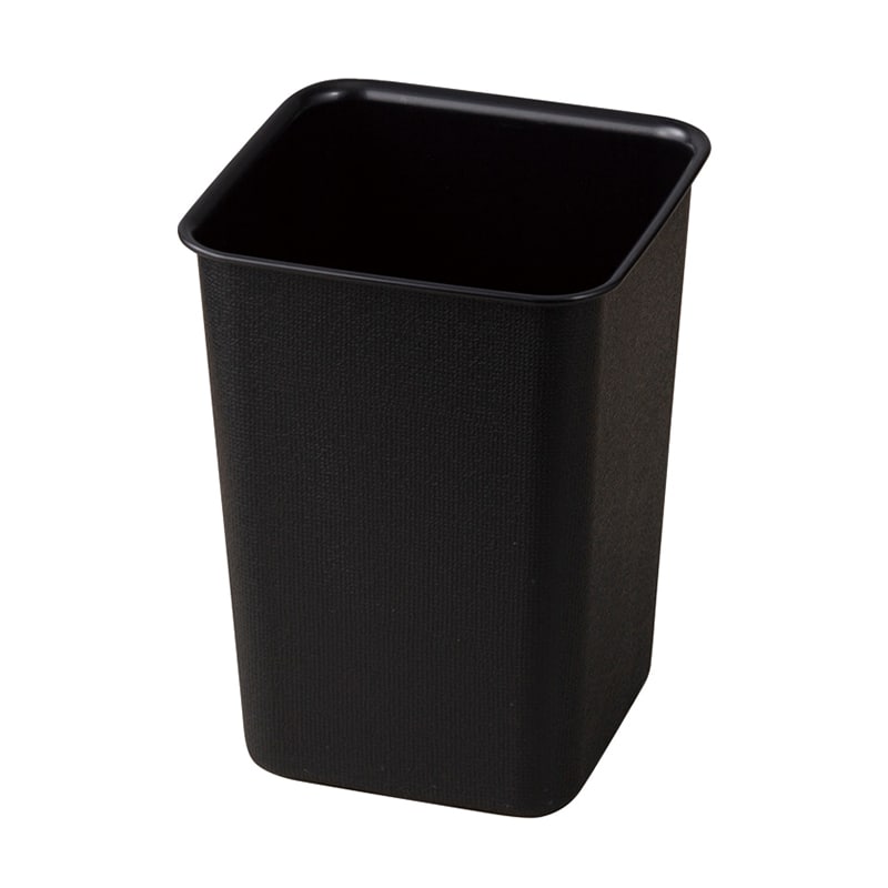 シンビ プラスチックゴミ箱 スクエア 5.3L 黒 C3503 1個（ご注文単位3個）【直送品】