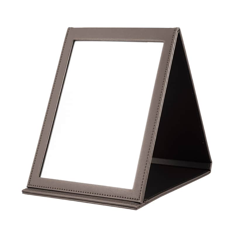 シンビ デスクミラー 小珠紋柄 グレー DESK-MIRROR-5 1個（ご注文単位1個）【直送品】