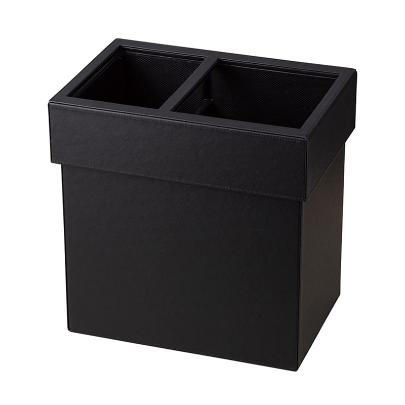 シンビ 分別ダストボックス 黒 1個（ご注文単位1個）【直送品】