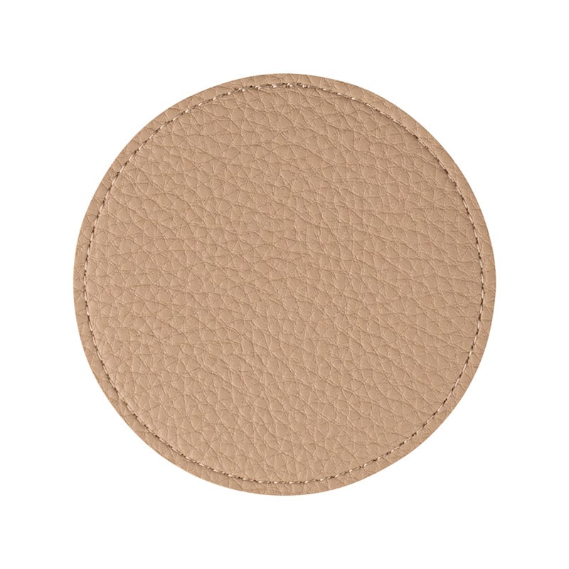 シンビ トープカラーコースター 丸型 ベージュD 10枚入 TAU-#600-1 1パック（ご注文単位1パック）【直送品】