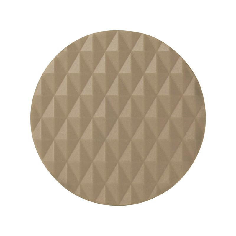 シンビ ダイヤカットコースター 丸型 グレー 10枚入 1パック（ご注文単位1パック）【直送品】