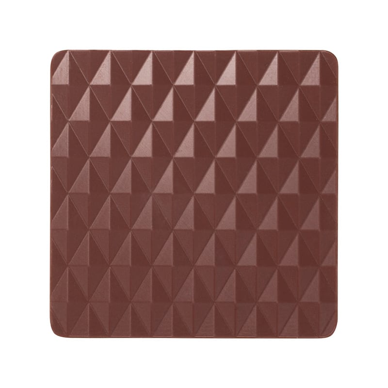 シンビ ダイヤカットコースター 角型 ブラウン 10枚入 1パック（ご注文単位1パック）【直送品】