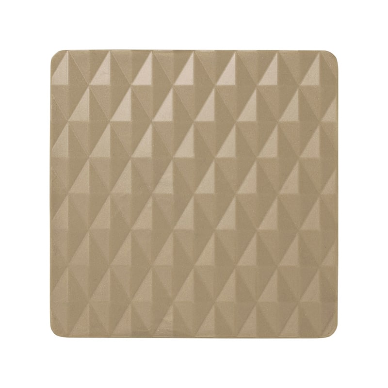 シンビ ダイヤカットコースター 角型 グレー 10枚入 1パック（ご注文単位1パック）【直送品】