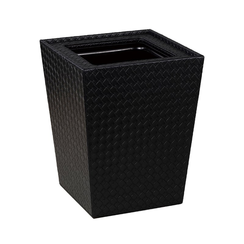 シンビ ダストボックス インナープラスチックゴミ箱付き 小珠紋柄 ブラック TM-NP 1個（ご注文単位1個）【直送品】