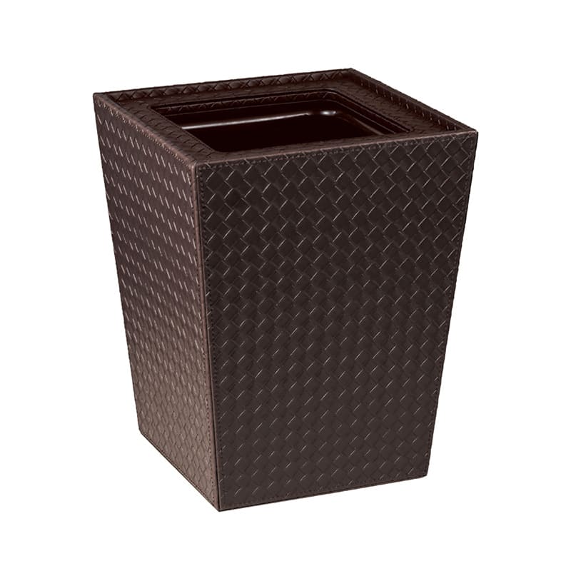 シンビ ダストボックス インナープラスチックゴミ箱付き 小珠紋柄 ブラウン TM-NP 1個（ご注文単位1個）【直送品】