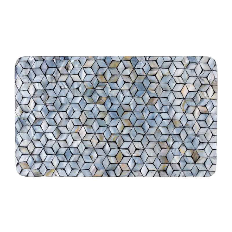 シンビ 貝殻製アイスペールマット Iマット-シェル グレー 1枚（ご注文単位1枚）【直送品】