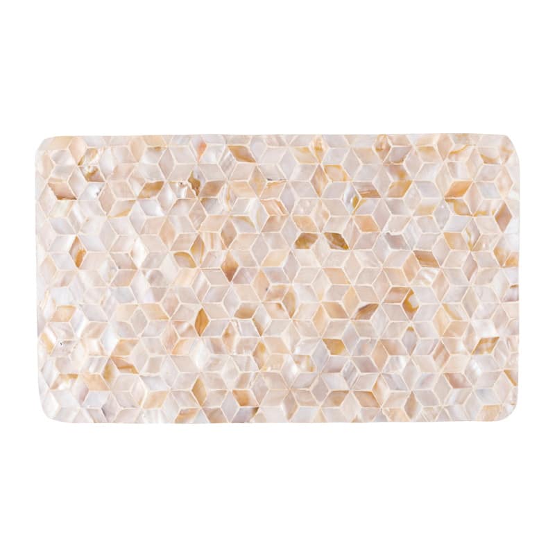 シンビ 貝殻製アイスペールマット Iマット-シェル ホワイト 1枚（ご注文単位1枚）【直送品】