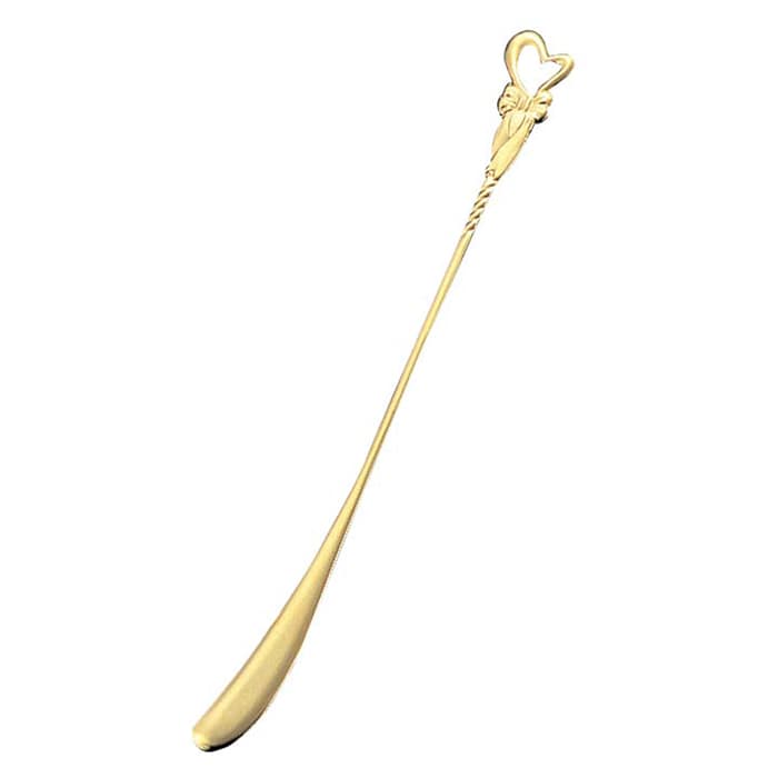 片力商事 18-0 ロゼット マドラー ゴールド(金メッキ付) 1個(ご注文単位1個)【直送品】