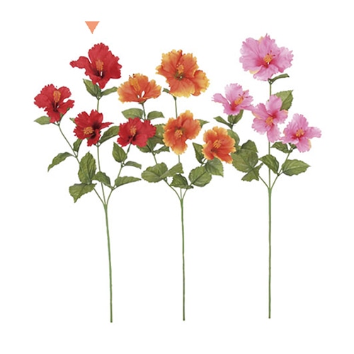 ドガ トロピカルハイビスカス レッド FLS-5135 1本（ご注文単位1本）【直送品】