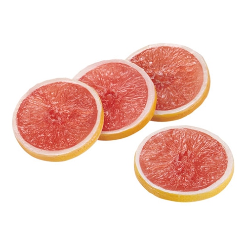 ドガ ディスプレイ グレープフルーツスライス ソフトタッチ 4個パック VF-1086 1パック(ご注文単位1パック)【直送品】