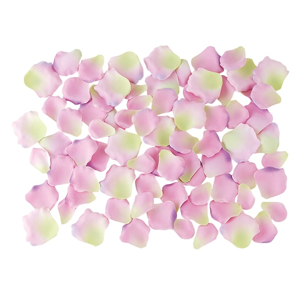 ドガ ローズペタル ペールラベンダー／グリーン　約120枚入 FLE-0717 1パック（ご注文単位1パック）【直送品】