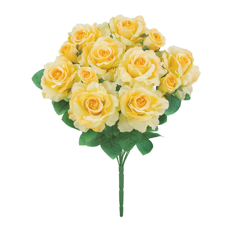 ドガ バッキンガムローズブッシュ イエロー FLB-8077 1本(ご注文単位1本)【直送品】