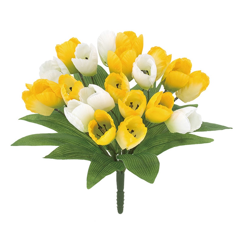 ドガ オランダチューリップブッシュ イエロー FLB-8104 1本(ご注文単位1本)【直送品】