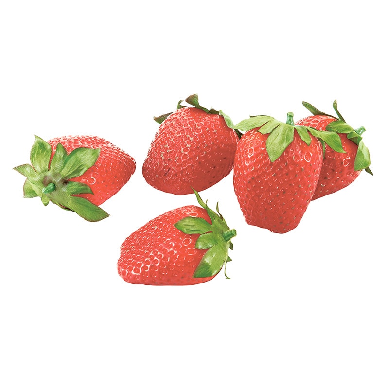 ドガ ディスプレイ　フレッシュストロベリー ソフトタッチ　5個パック VF-1277 1パック（ご注文単位1パック）【直送品】